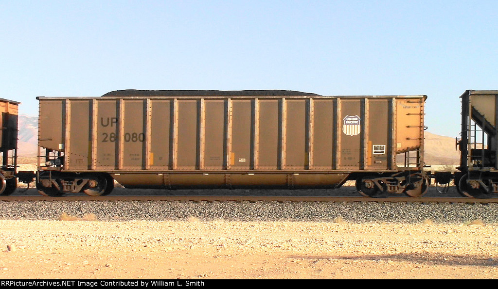 WB Loaded Coal Hooper Frt at Erie NV W-Pshr -8